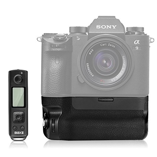 Meike MK-A9 PRO Vertikaler Batteriegriff für Sony A9 A7RIII A7R3 Kamera mit 2.4G Funkfernbedienung